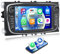 CAMECHO 2+64G Android 13 Radio Coche para Ford Focus mk2 Mondeo Cmax Galaxy Smax Kuga con CarPlay&Android Auto&Mirrorlink,7 Pulgadas Pantalla Táctil con Bluetooth/WiFi/GPS/FM/RDS/USB(Negro)