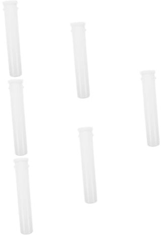 Ciieeo 6 Stk Eiszapfen box Whiskey-Eisform Eismaschine Flasche Eissäule Eimer de para gelatinas eiswürfelkühler eiswürfel kühler Eissäule Fall Bar-Eis-Aufbewahrungseimer Plastik Weiß