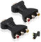 FYKZQWDS 2 Pcs Red Yellow White Cable to HDMI, Red White Yellow to HDMI Adapter, Durable and Practical for TV Conversion Interface