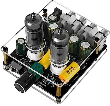 DIIOOMIEEU Verbesserter HiFi-Röhrenvorverstärker, 6K4-Röhrenvorverstärker, verbesserter Puffer Auido Soundverstärker