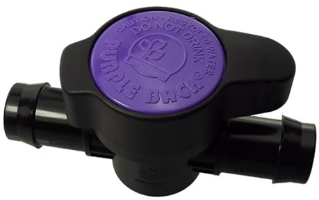 Smooth Bore Dust Suction Hose 19mm (3/4) with Corrugated Extraction Pipe Connectors Clips Irrigation Pond Garden Industrial (19mm (3/4) in-Line Valve)