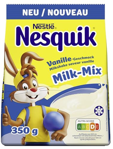Nestlé Nesquik Milk-Mix Vanillegeschmack, Getränkepulver für Milchshakes & kalte Getränke, 1er Pack (1 x 350g) | Getränkepulver, ideal Für Milchshakes & heiße Getränke