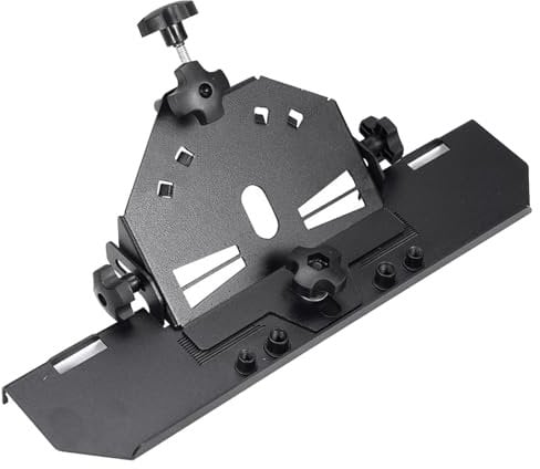 Angle Grinder Chamfer Bracket, 45 Degree Tile Chamfering Tool, Ceramic Stone Angle Cutting Guide Attachment for Smooth Edging and Precise Corner Cuts, 6.69 X 3.46 X 15.35in