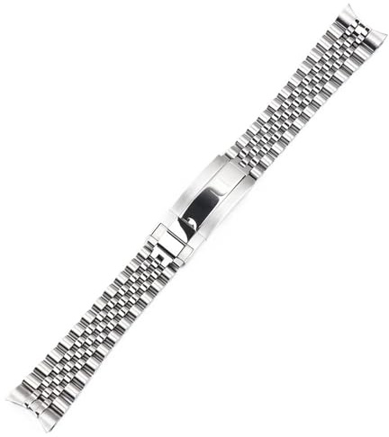 ZCCZJS Watch Bracelet for Sub GMT Yacht 20mm Men Watch Strap Luxury Glide Lock Buckle Mod Parts Replacement Accessories