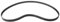 Courroie de transmission durable pour machine à pain 190 dents 570 mm pour boulangers professionnels