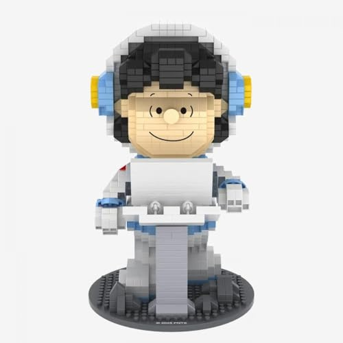 BlueBrixx Pro 108907 – Astronaut Lucy (Diamond Blocks) aus Klemmbausteinen mit 1194 Bauelementen