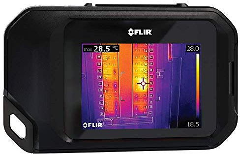 FLIR C3 Compact Thermal Camera with Wi Fi, Black, 125 x 80 x 24 mm