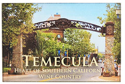 SILVERFEVER Fridge Magnet Collectible Souvenir Gift Magnets Arcylic Funny (Old Town Temecula CA, 1)