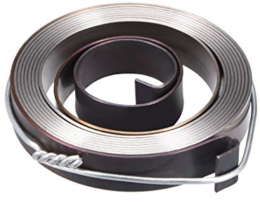 sourcing map Rückholfeder 1540mm 60x10x0,8mm Bohrmaschine Feder Spulen Rückdrückfeder Rückzugfeder Zubehör für Tischbohrmaschinen Staubsauger