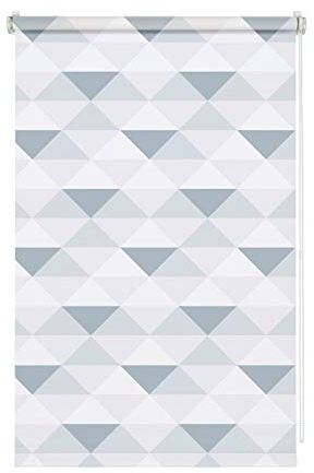 Gardinia 32976 EASYFIX Rollo Dekor Triangle 100 x 150 cm, Polyester