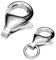 My-Bead großer Karabinerverschluss 925 Silber 16mm (21mm) echt Sterlingsilber nickelfrei Schmuckverschluss basteln DIY Armbänder Ketten (1 Stück)