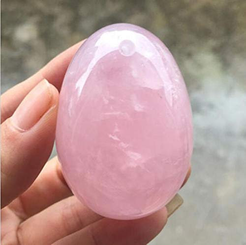 L-SHUNBAO LSB-Colorful Stone, 1pc Natürliche Rose Quartz Eiförmiger Healing-Kugel-Bereich