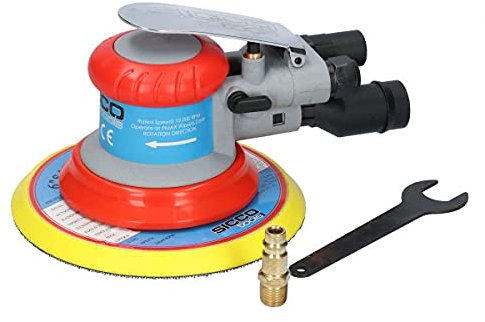 Sicco Ponceuse orbitale 150 mm 5 mm oscillante, avec valise de carrosserie, voiture