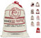 LessMo Großer Santa Weihnachtssack, Weihnachten Tasche Weihnachtsmannsack mit Kordelzug, [Ort zum Schreiben von Wünschen] Santa Xmas Geschenk Packtaschen für Weihnachtsfeier Dekoration (Oldman Head)