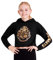 Harry Potter Mädchen Hoodie, Weicher und Bequemer Hogwarts Kapuzenpullover - Geschenke für Mädchen (Schwarz/Gold Kurz, 7-8 Jahre)