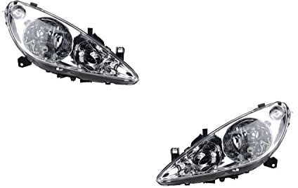 Johns, Scheinwerfer Halogen passend für Peugeot 307 00-05 H7 H1 H1 Set L R