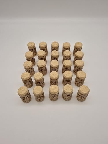 250 neue Weinkorken (nicht gebrauchte Weinkorken) Ø 23mm - Korken zum Basteln & Dekorieren, Wiederverwendbare Flaschenkorken, Weinkorken aus Portugal