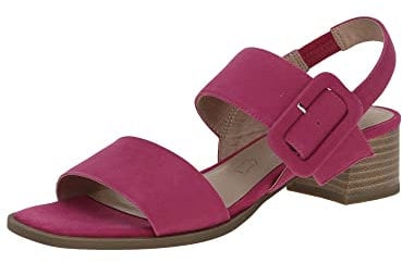 CAPRICE 9-9-28211-20, Sandalo con Tacco Donna, Fucsia Suede, 37 EU