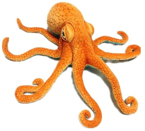 Ermano Plüschtier 80cm Simulation Octopus Marine Tier Plüsch Spielzeug Octopus Home Dekoration Geschenke für Kinder Geburtstag Geschenke