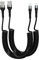 Coiled iPhone Charging Cable 2-Pack, Apple Carplay & MFi Certified, Short USB to Lightning Cable with Data Transmission and LED, Retractable iPhone Car Charger Cord for iPhone/Pad/Pod