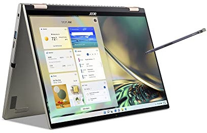 Acer Spin 5 (SP514-51N-57MC) 14 Multi-Touch WQXGA IPS Display, Intel i5-1240P, 16GB RAM, 512GB SSD, Windows 11 Home