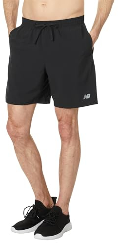 New Balance Sport Essentials Herren-Shorts, 17,8 cm, Schwarz, XL