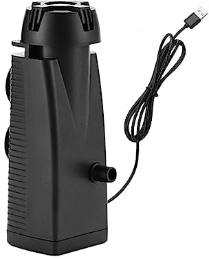LOVIVER Aquarium Water Clean Skimmer Filters Water Surface Oil Film Remover Height