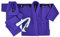 Playwell Kinder Mädchen Elite BJJ GI Uniform, mit weißem Gürtel, Pink, violett, M3