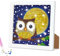 AUAUY Diamond Painting Kinder mit Holzrahmen, 5D DIY Diamond Painting Set, Malen Nach Zahlen Diamant Painting Kinder Mädchen Erwachsene, Diamant Painting Bilder Arts Craft für Home Wand Decor(Eule)
