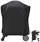 Guisong Housse de barbecue pour barbecue Weber série Q sur chariot, housse de barbecue étanche pour Weber Q2000/Q200/Q1000/Q100 sur support portable résistant aux intempéries