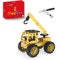 MocArt YK666S 3D Metal Puzzle Modell, Kran LKW Modell, 111 Teile, Baufahrzeug Modell Kit, Desktop Dekoration, Geschenke für Erwachsene