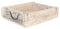 Novaliv Holzkiste Vintage Weiß 30 x 25 x 8 cm Alte Ziegelform Holz Groß Allzweckkiste aus recyceltem Altholz Jede Form EIN Unikat ? Vintage Kiste Deko
