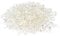 M METERXITY High Luster Round Fire Glass Beads, Glass Gems, Glass Pebbles, Glass Marbles for Vases/Fire Pit/Crafts/Aquarium/Garden Decorations 8-13mm, 550g/1.21-Pound [Transparent]