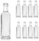 Firmadigaranzia 20 Bottiglie Per Olio aceto E Liquore 100 ml - Marasca Vuote In Vetro Scuro Chiare Quadre autodosanti Olio Salvagoccia e Tappo Ermetico - Made In Italy - Uso professionale e domestico