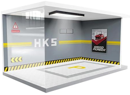 Vitrine De Garage – Modèle De Scène De Voiture De Garage, Modèles De Lumières De Collection, Présentoir De Parking | Modèle De Scène De Garage pour Vitrine De Voiture D'éclairage, Affichage De Garage