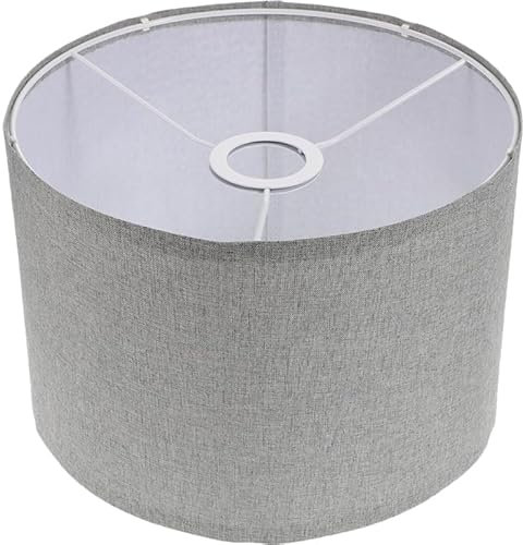 HOMSFOU Pantalla De Lino Natural Para Lámpara De Mesa Y Suelo Diseño Moderno Y Simple Adecuada Para Bombilla Accesorio Decorativo Para Sala De Estar Dormitorio Y Cocina