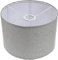 HOMSFOU Pantalla de Lámpara de Lino Natural Pantalla Cilíndrica para Lámparas de Mesa y Suelo Accesorio Decorativo para Estilo y Moderno para Habitaciones y Salones