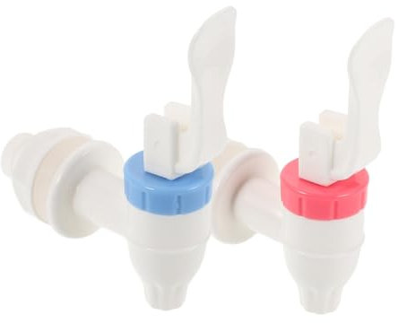jojofuny 1 Satz Warmwasserhahn Auslaufventil Kunststoff Wasserhahn Trinkwasserhahn Wasserhahn Kunststoff Heißwasserspenderhahn Sieb Wasserhähne Wasserkühler Wasserhahn Plastik 2 Stücke