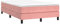 HEFZGDB Boxspringbett mit Matratze Rosa 120x200 cm Samt Bette Gästebett Bettgestell Doppelbett für Gästezimmer Schlafzimmer Wohnbereich Herberge