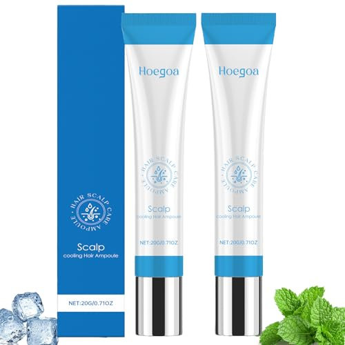 Seapuri Scalp Serums, 20g Seapuri Hair Growth Serums, Scalpy Cooling Hair Ampoule with Salicylic Acids, Cuir Chute Chevelu Sérum, Gardez votre cuir chevelu propre et non gras pour Hommes & Femmes