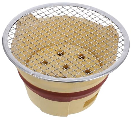 DIYEAH Barbecue in Terracotta Piccolo e Leggero per Esterni Braciere Compatto e Resistente per Giardino e Attività Outdoor Completo per Uso Domestico e Campeggio