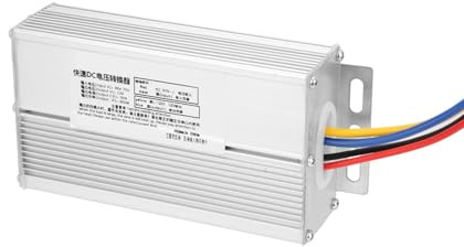 SIXRUN Transformateur de Tension Puissant 360W 36-72V à 12V DC, Conception Compacte 30A pour Utilisation en Contrôle Industriel