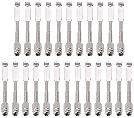 yibuy von Chrome Traditionelle 24 Stück Banjo Halterung Haken & Nut