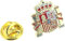 Gemelolandia | | Bandera de España Gemelos Pin de Solapa Llavero Pulsera Accesorios con la Bandera Española Gemelos Originales Para Camisas | Para Hombres y Niños