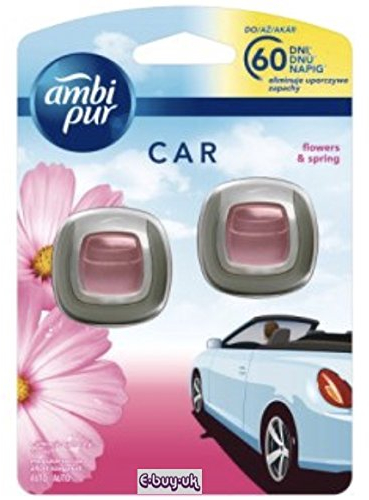 AMBIPUR Ambi Pur Auto Jaguar Duo BLUMEN & FRÜHLING 2St.