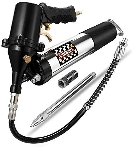 Bravex Air Operated Grease Gun 14oz Automatic Professional Continuous Cycle Pneumatic