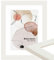 WANDStyle Bilderrahmen Weiß 24x30 cm aus Holz im Landhaus-Stil zum Aufhängen, Fotorahmen Made in Germany - H750