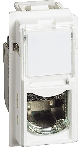 BTICINO LIVING NOW KW4279C6 PRESA RJ45 ETHERNET CAT6 BIANCO TOOLLESS