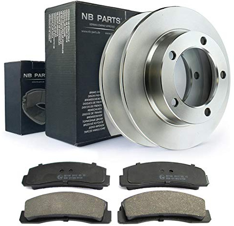NB PARTS Satz Bremsscheiben Bremsbeläge vorne 272 mm voll passend für Lada Niva 2121 2131 1600