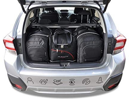 KJUST Dedizierte Reisetaschen 4 stk kompatibel mit SUBARU XV II (GT) 2017+ Car Bags
